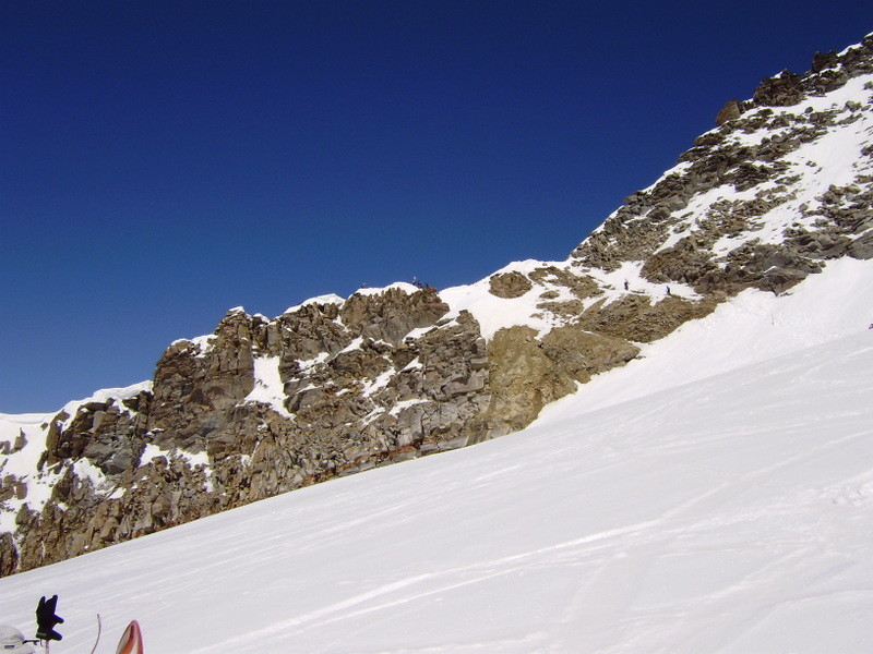 col du Gran Neyron: descente côté glacier de Montandayné