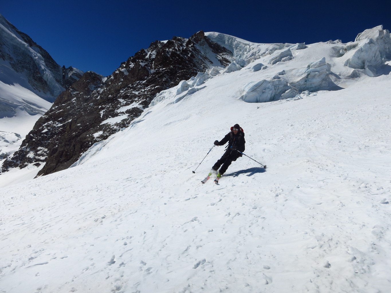 La descente vers Zermatt
