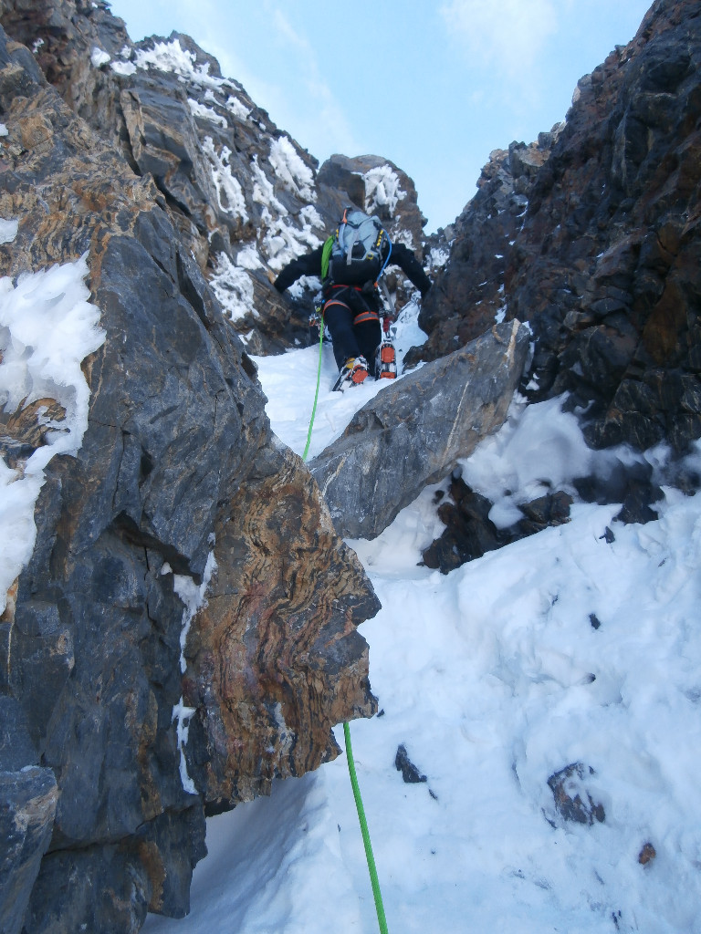 dans la montée