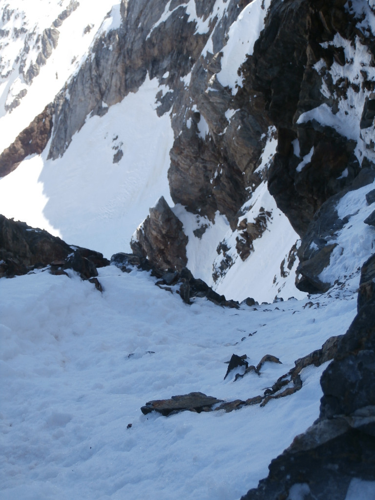 la sortie du couloir
