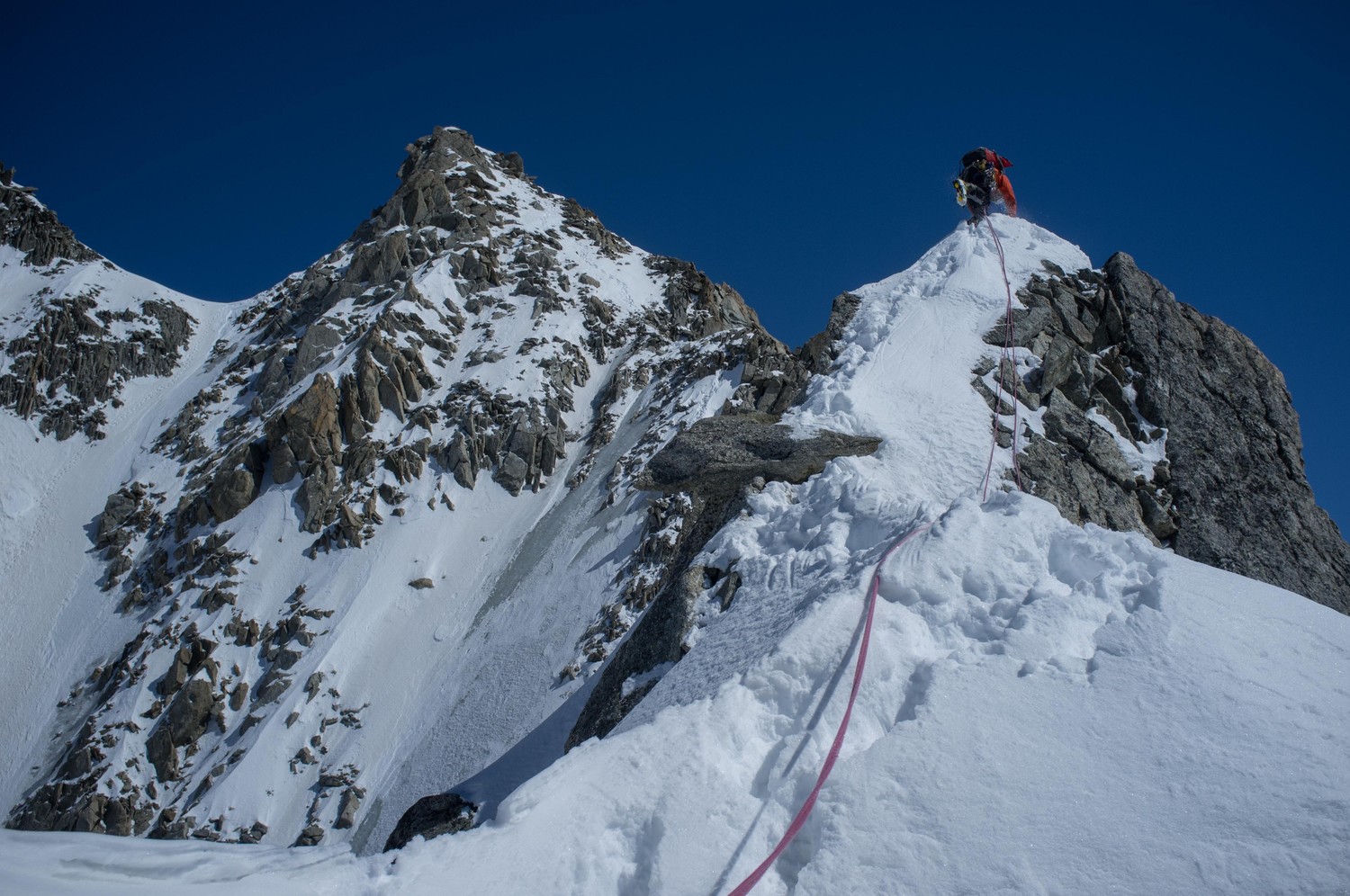 Arete W en neige