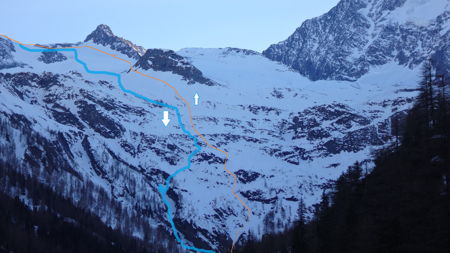 Quasi tutto il tracciato dai 1500m in su
