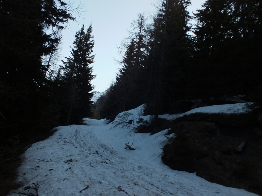 Tête des Fra, chaussage à 1900 m