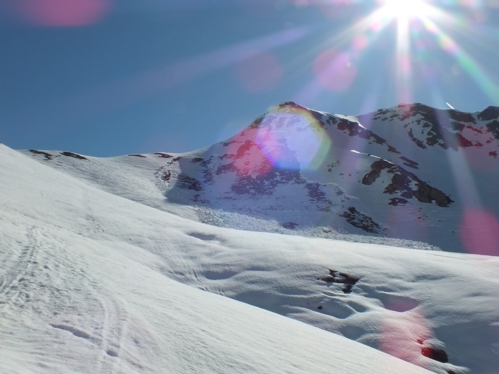 Tête des Fra, une belle coulée pas bien vieille près du col Fetita