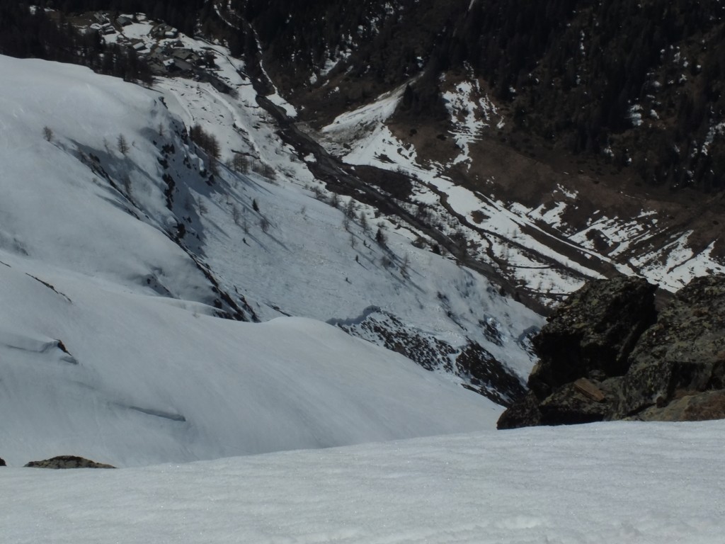 Tête des Fra, vers Planaval neige tentante mais bien trop instable !!!