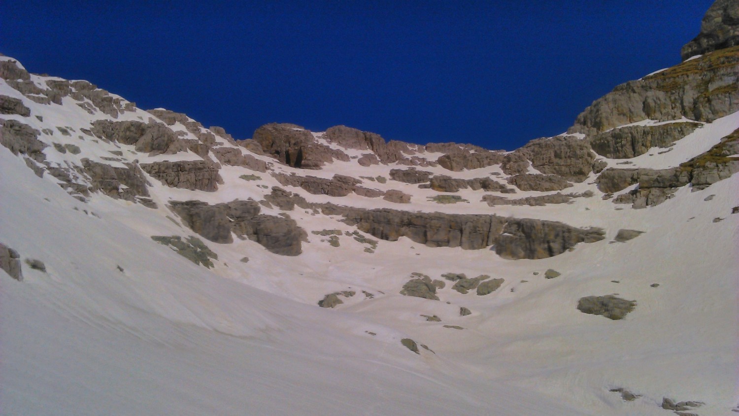 combe entre Sautet et Aiguille Rouge de Varan