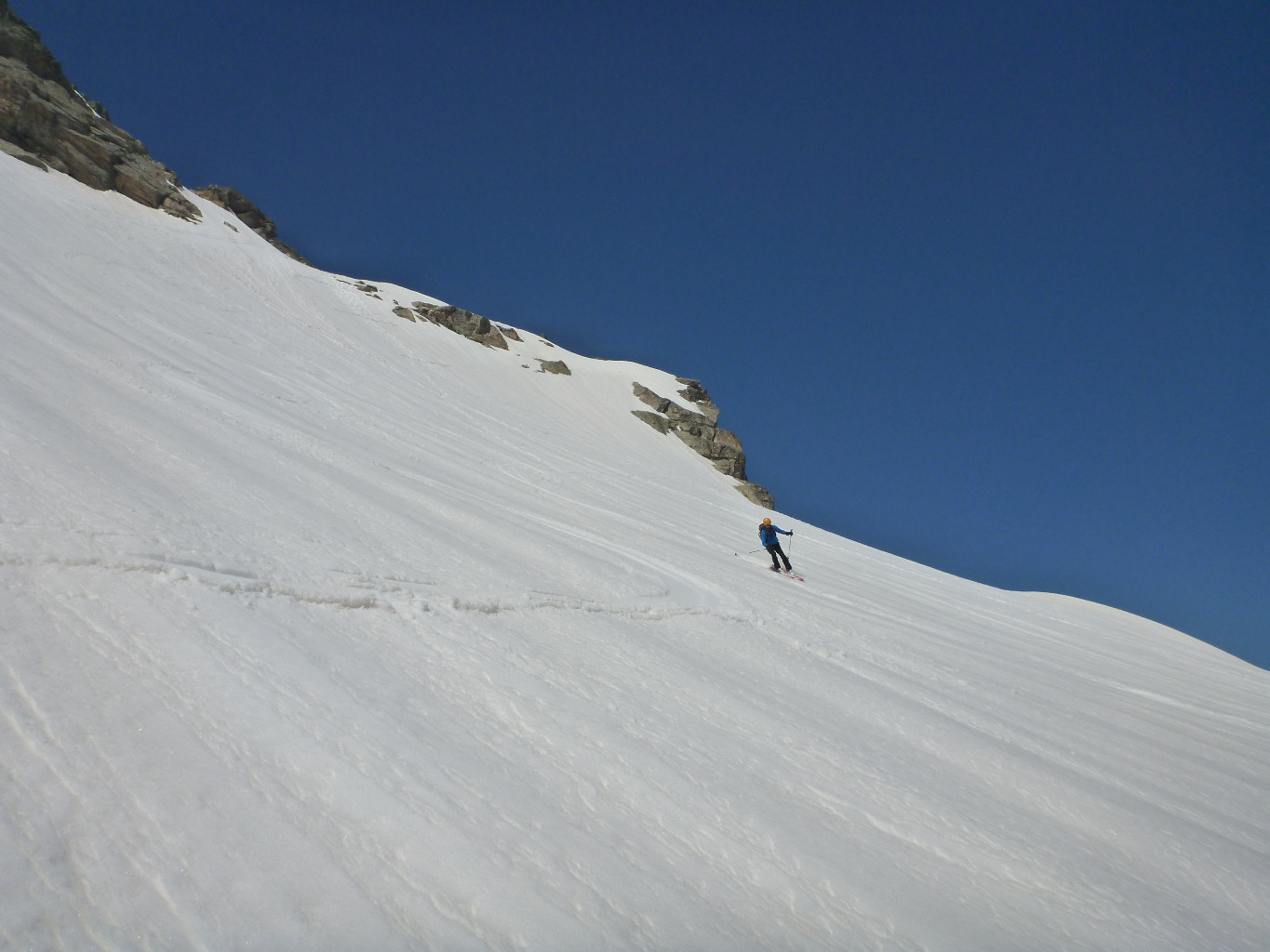 Début descente