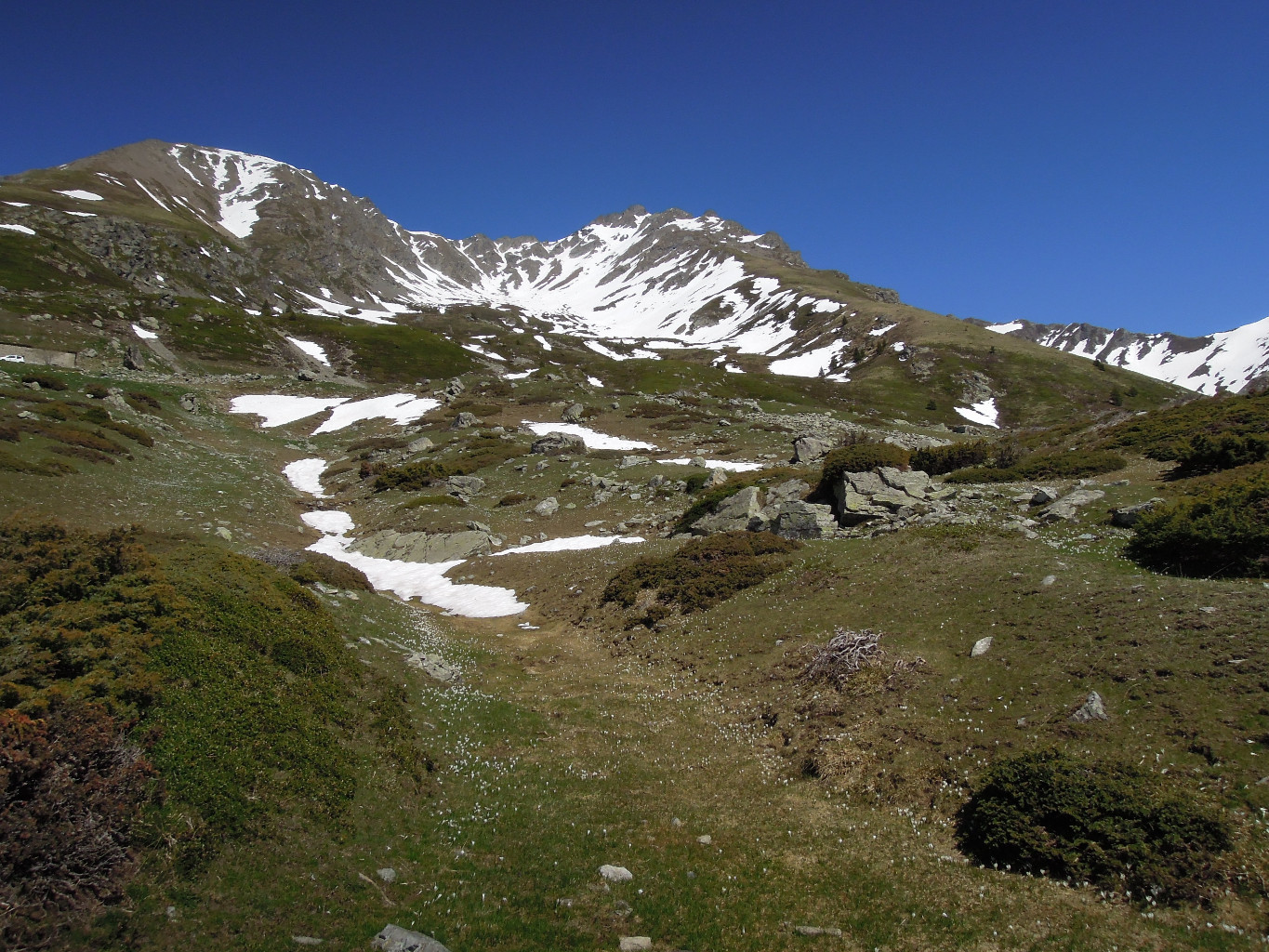 Plus beaucoup de neige au soleil cette année...