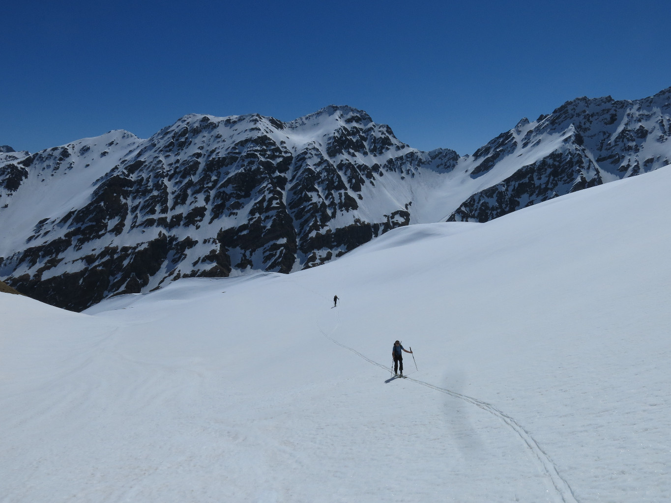 La combe avant le sommet