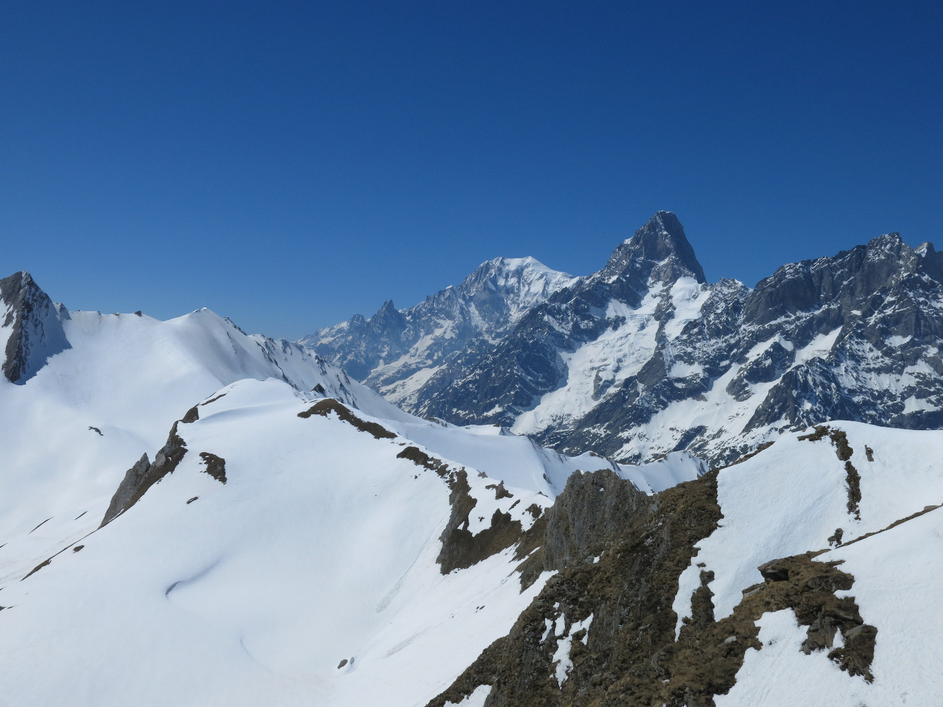 Mont-Blanc et Grandes Jorasses
