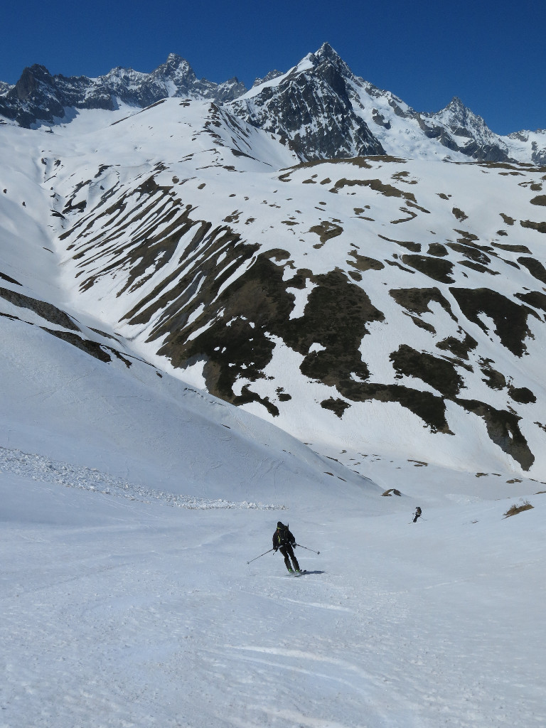 Superbes conditions de ski