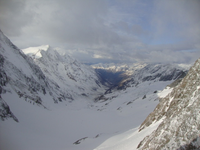Vue de la cabane