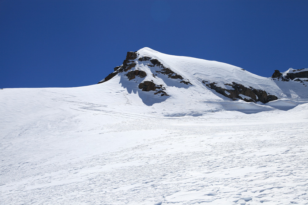 Punta Kennedy dal ghiacciaio della Vergine