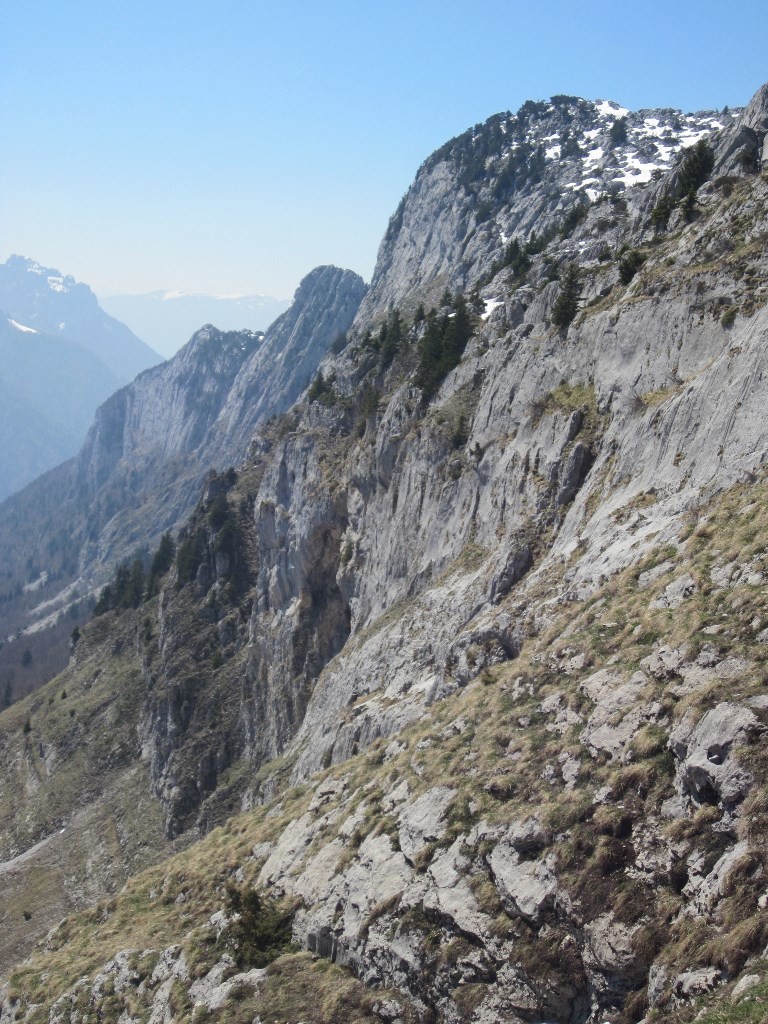 Profil du Sapey à la descente
