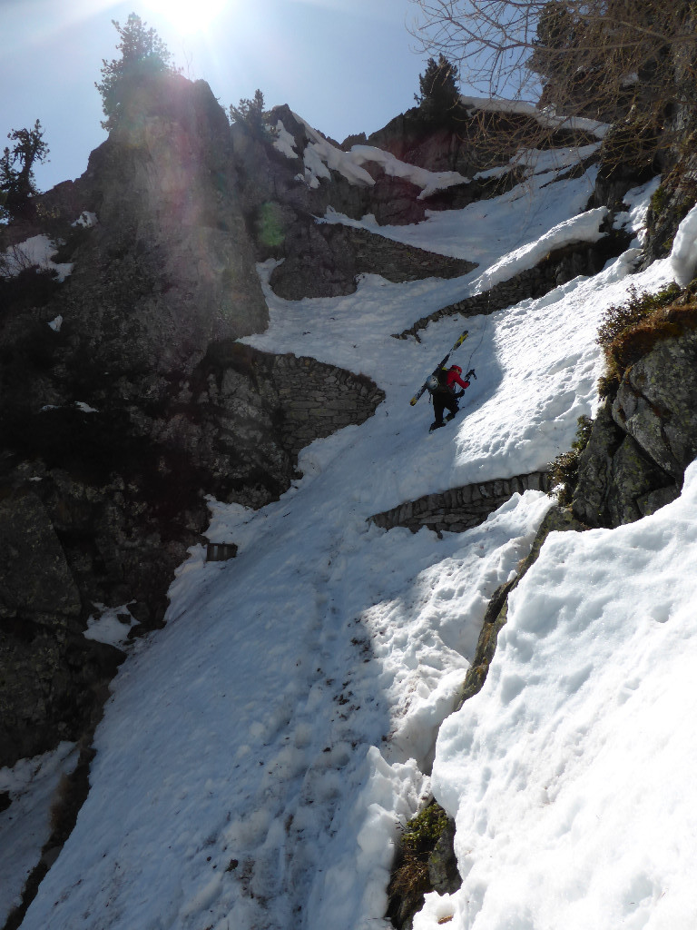 Le passage raide du début
