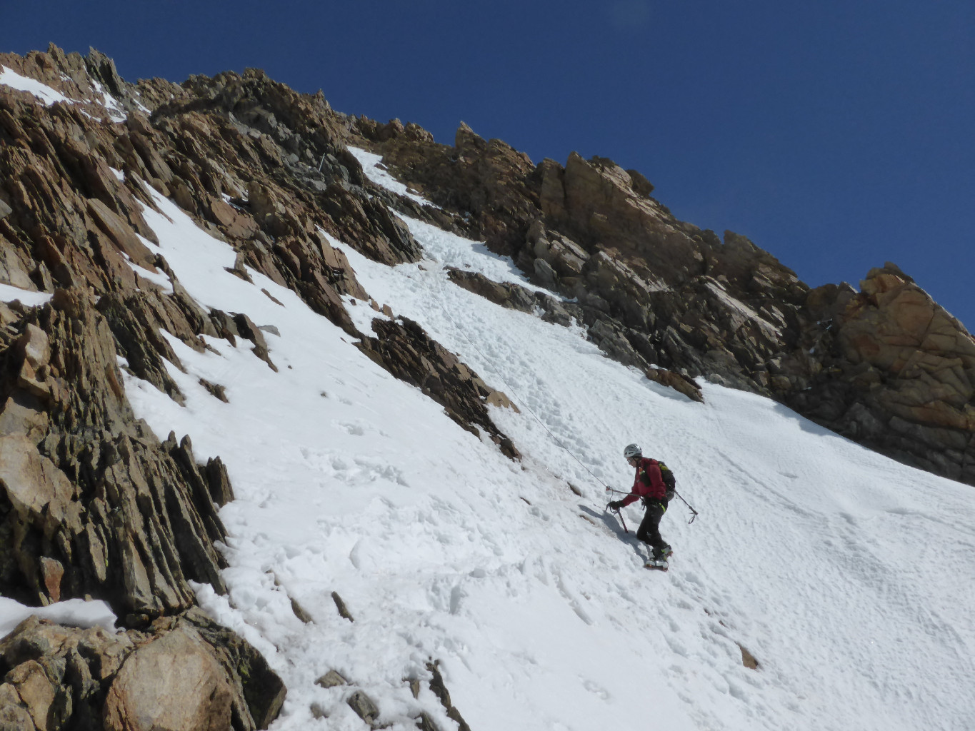 Bientôt la fin de l'arête SW