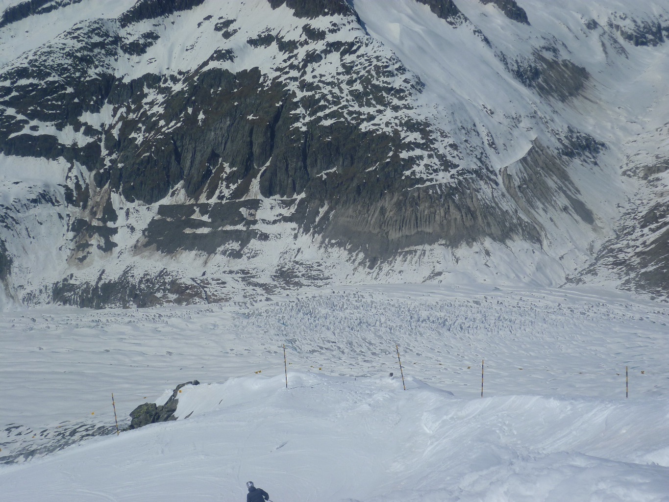 traversée de l'Aletschgletscher