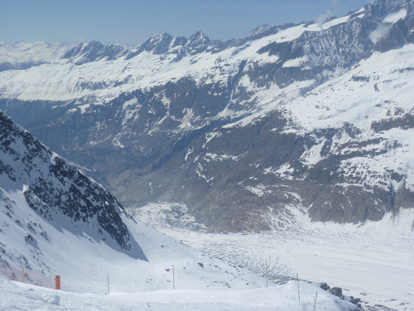 Accès à Oberaletschhutte