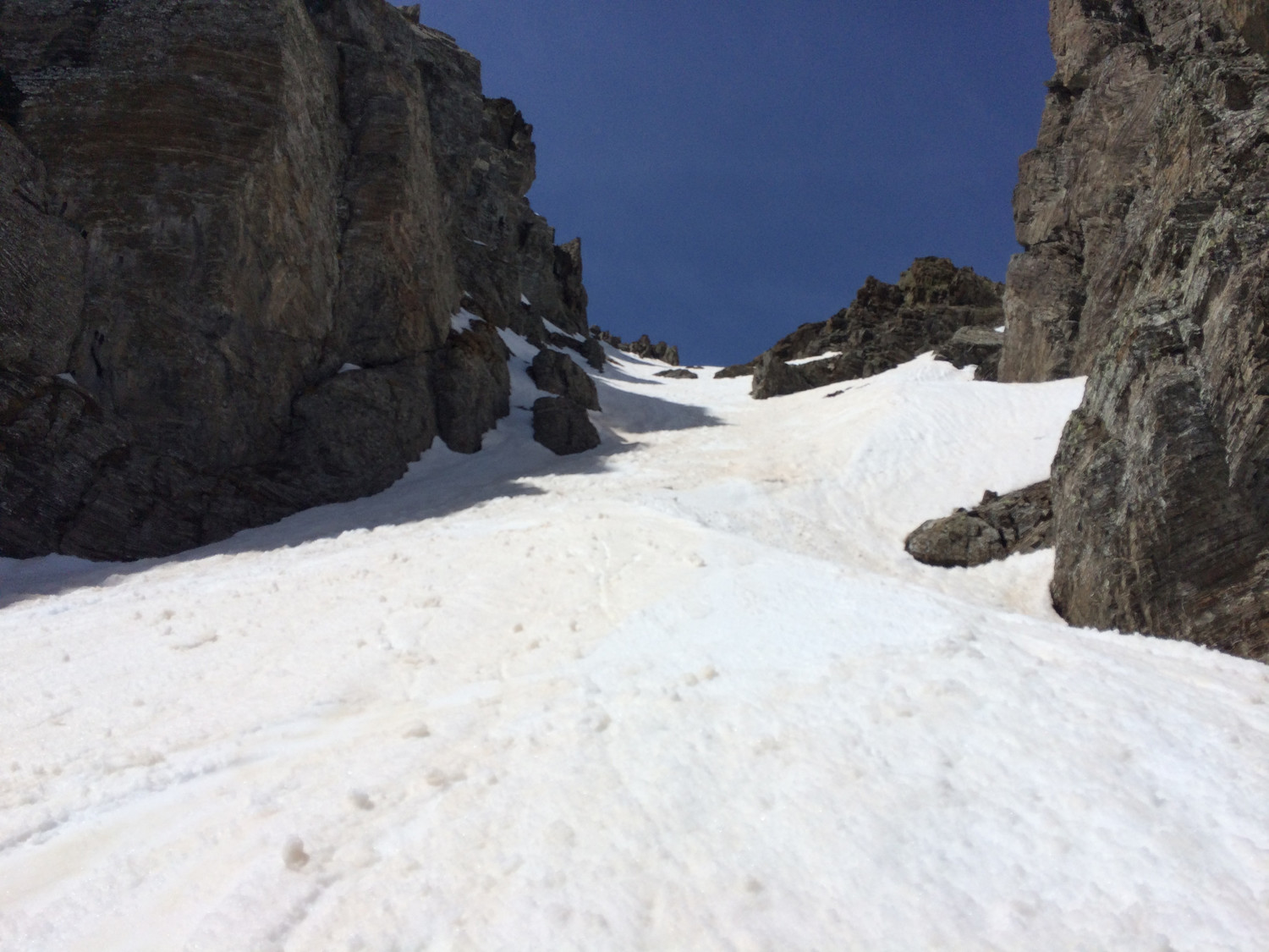 Le haut du couloir