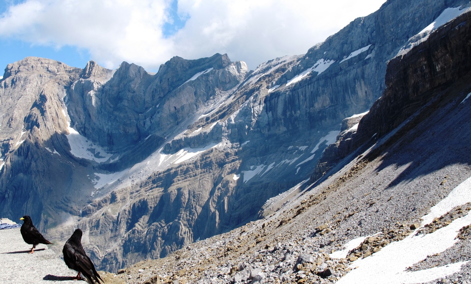 Au refuge de la Brêche, vue sur le cirque