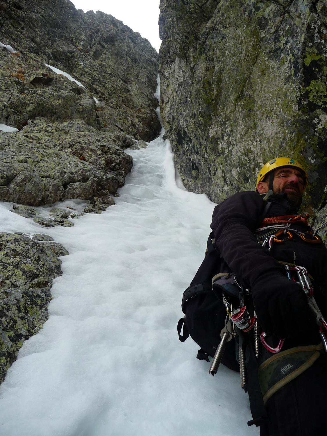 deuxième crux très bonnes glace superbe !
