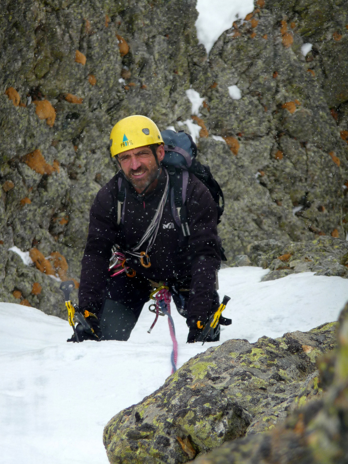 Sortie sous quelques flocons