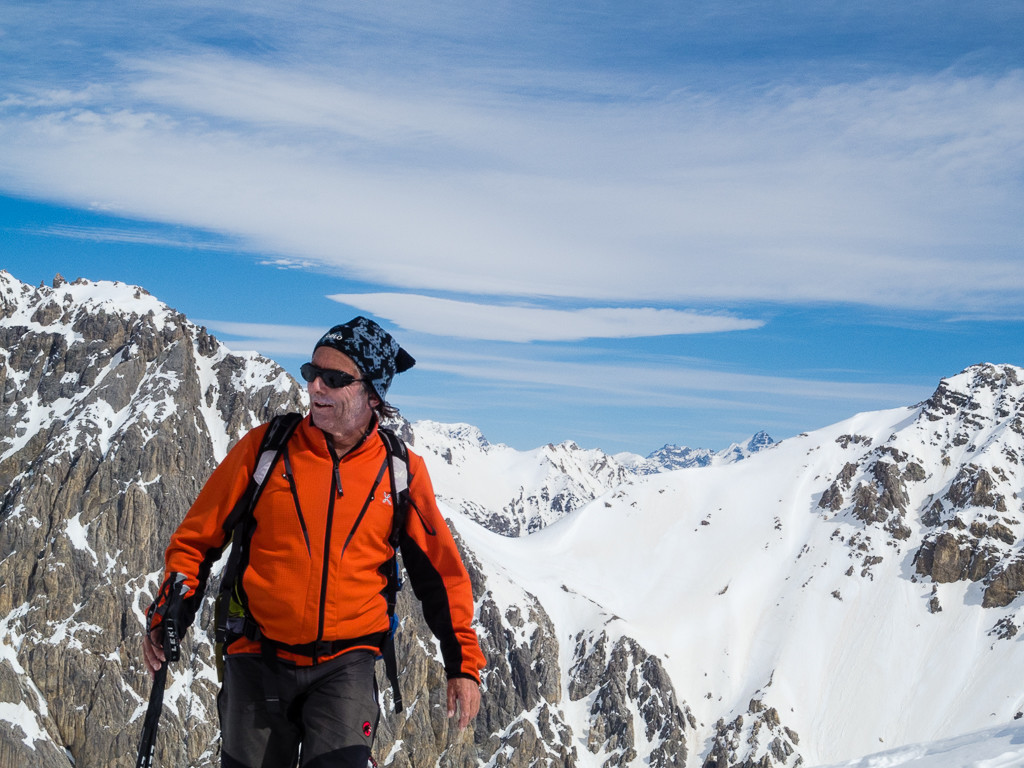 Yvon, montée au Col de Mome