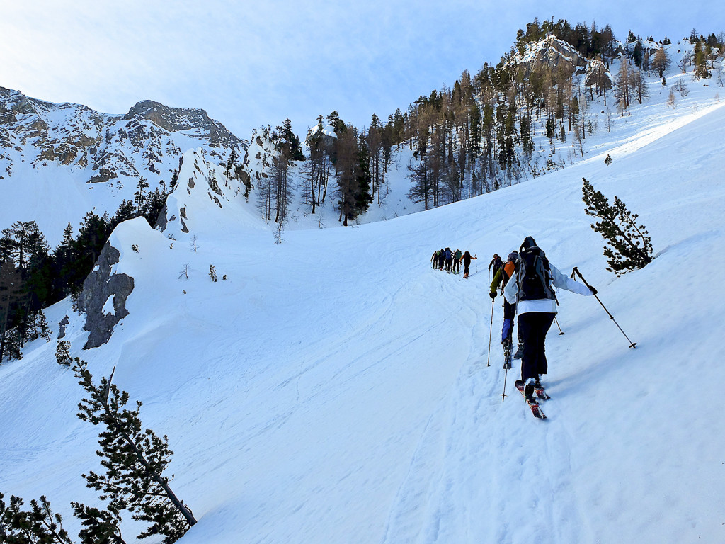 Montée dans le Torrent du Creuzet