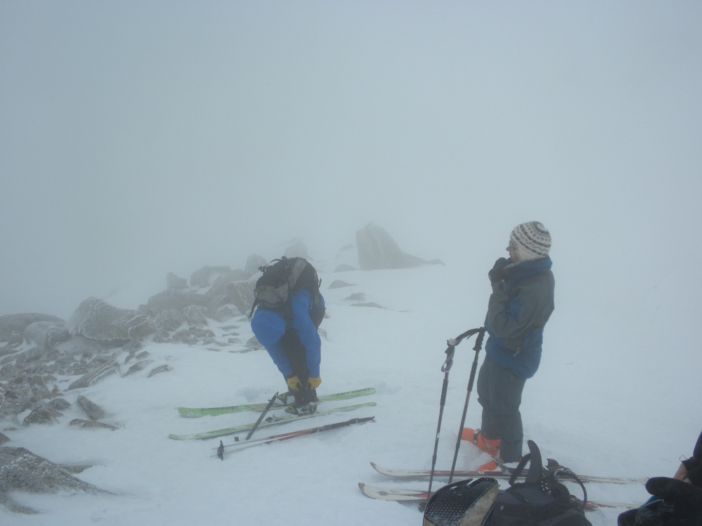 Avant la descente
