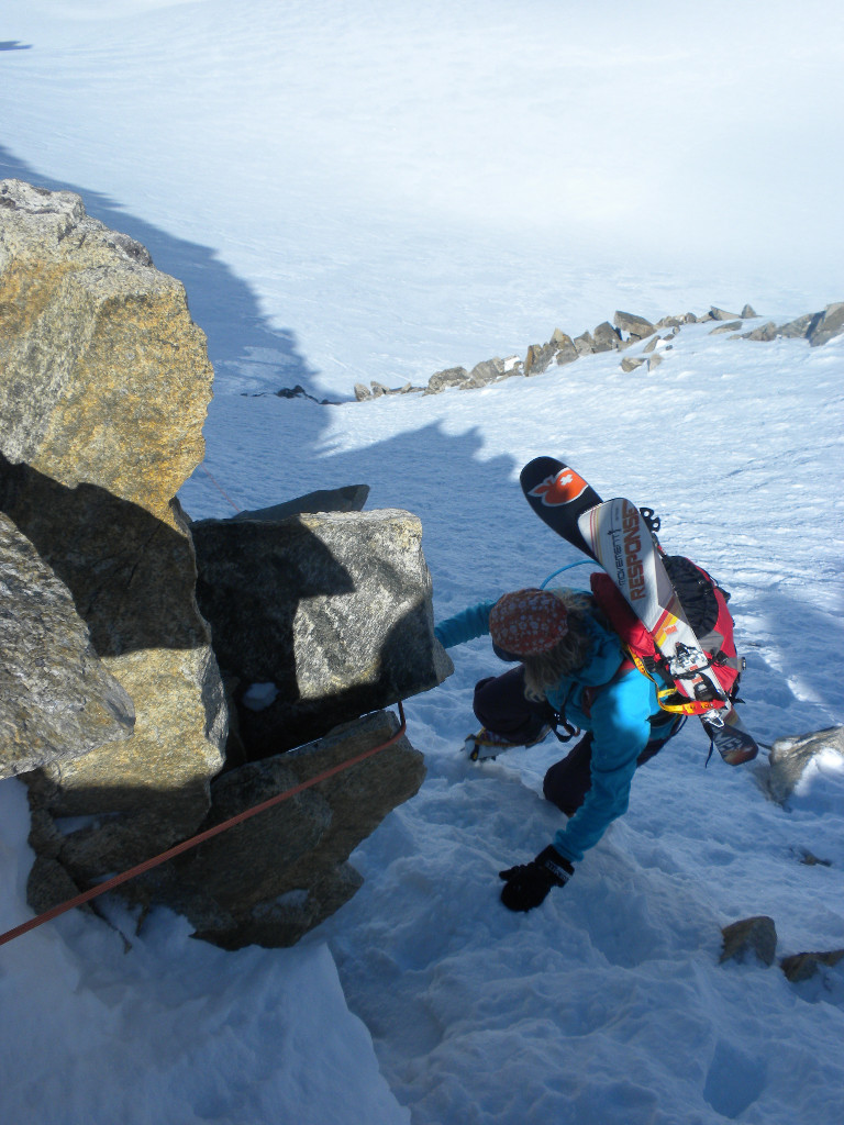 Mélanie dans la descente