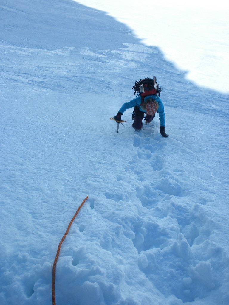 Fin de la descente pour Méanie