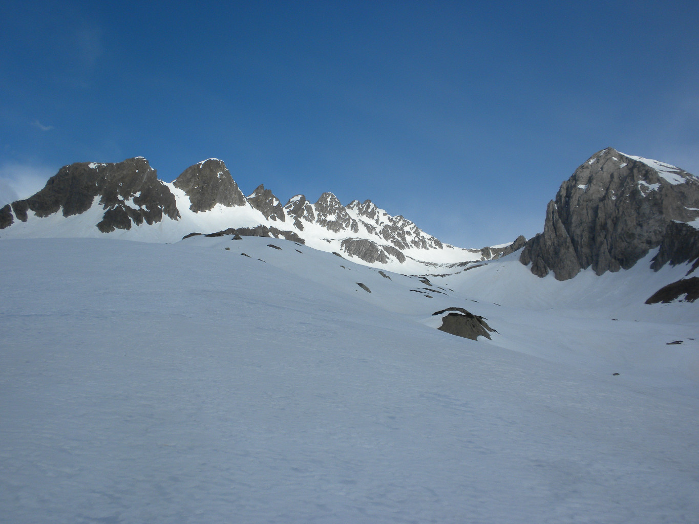 Vue sur la Silberenlücke