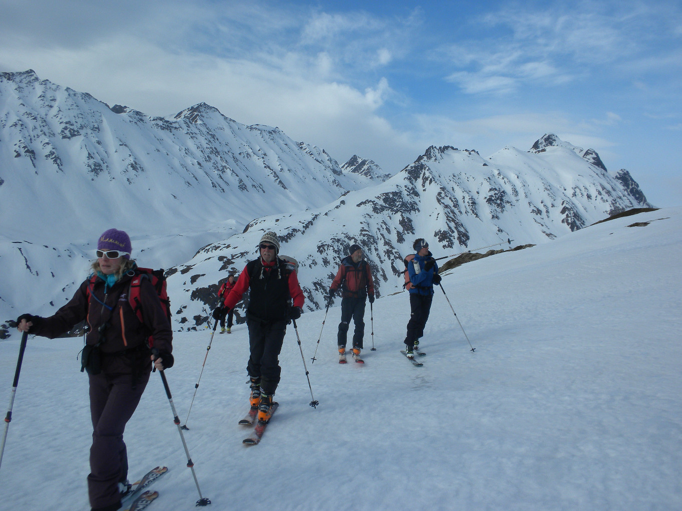 Montée au W. Gerenpass