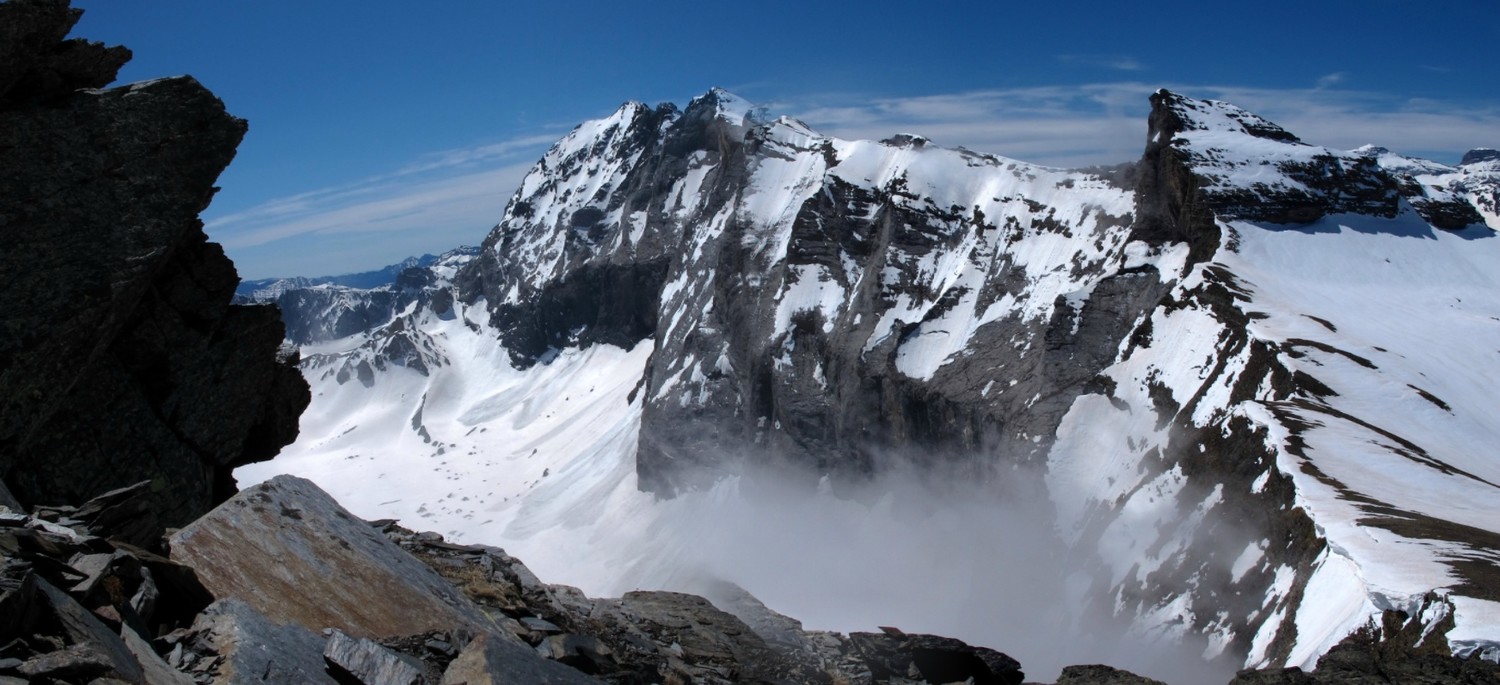 Du sommet, Gerbats, pic blanc, pic de Troumouse