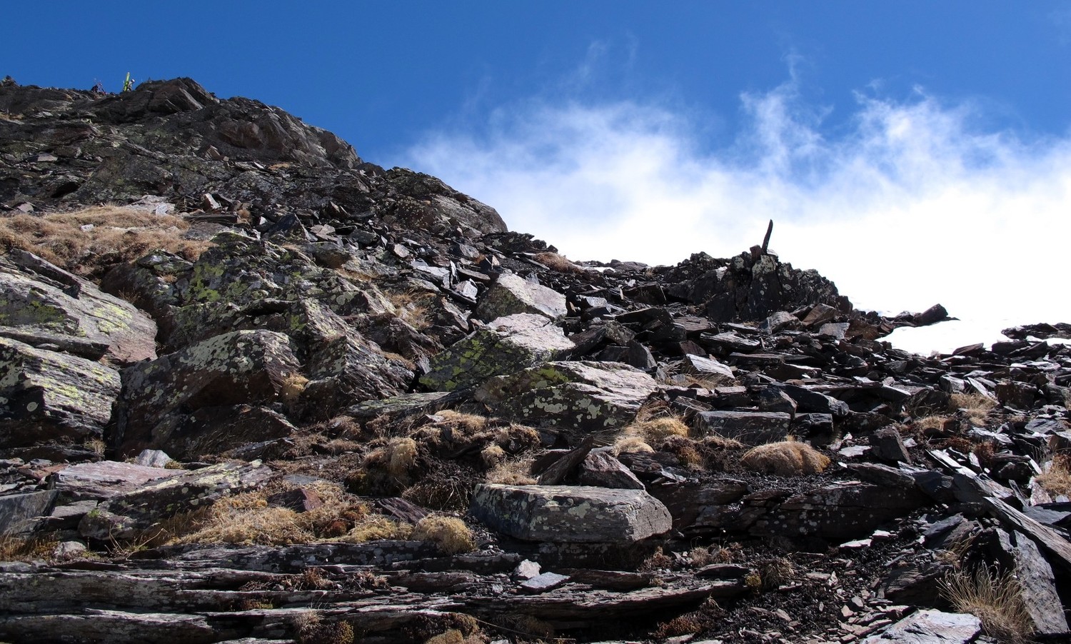descente du sommet