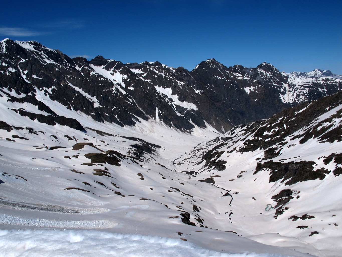 vallon du badet depuis la hourquette d'Heas