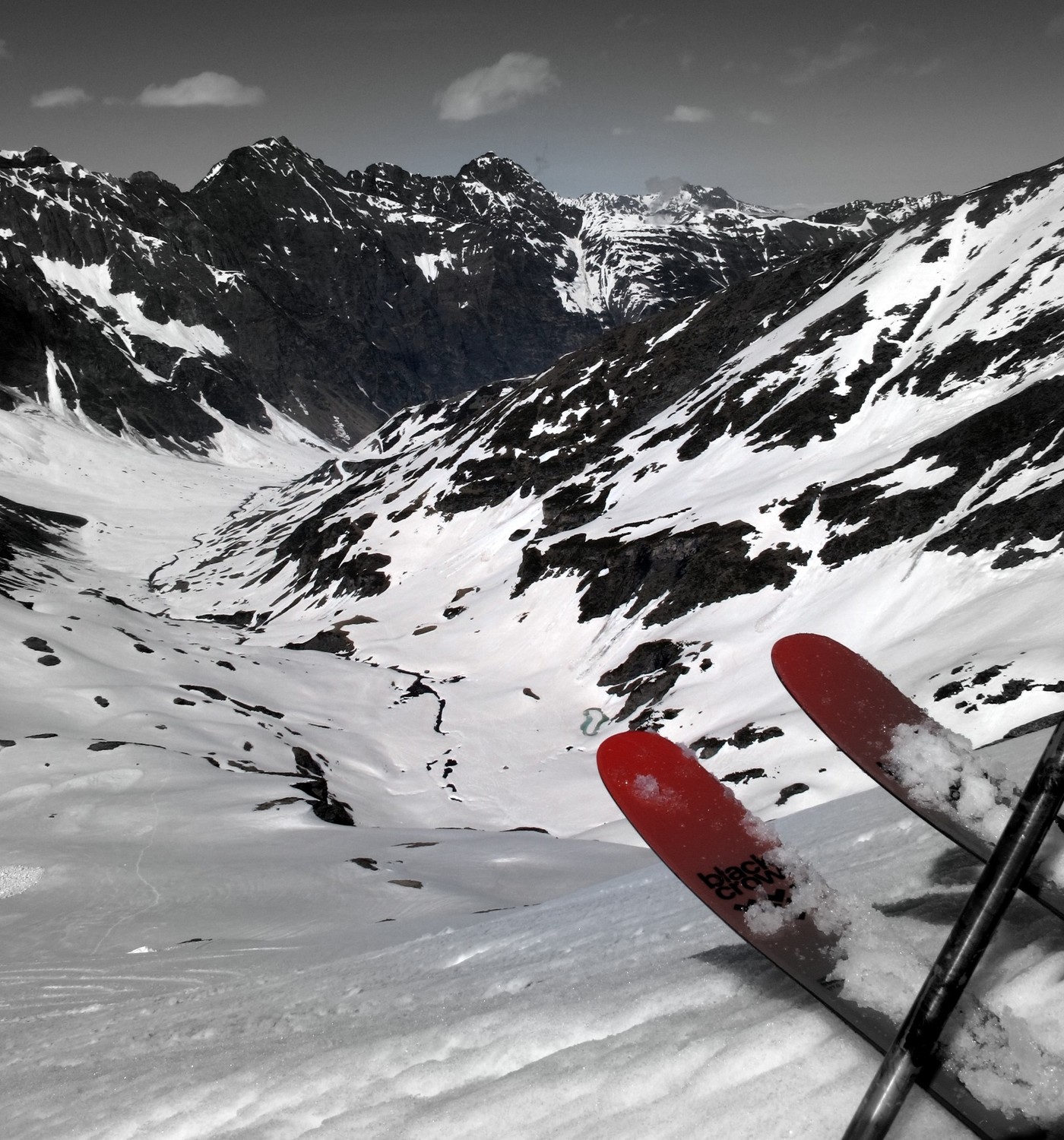 Dernier run depuis la hourquette d'Heas