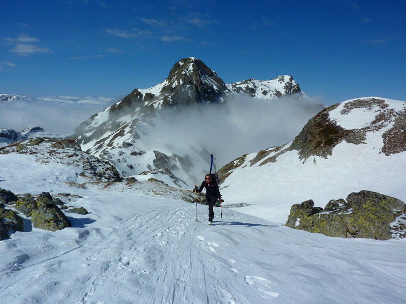 Au verrou 2250m, devant le Galeteau