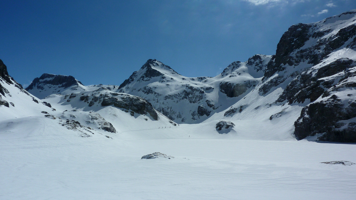 Pic du Grand Doménon depuis le verrou des Doménon