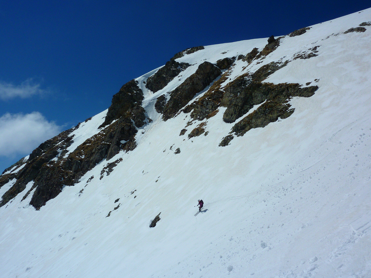 L'ancienne neige arrive à dégeler sous la fraiche