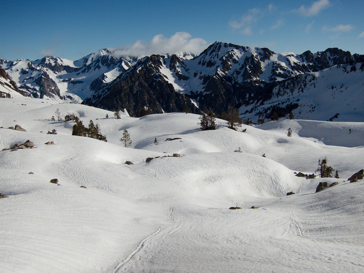 Crête de la Pègue, vallon dets Coubous