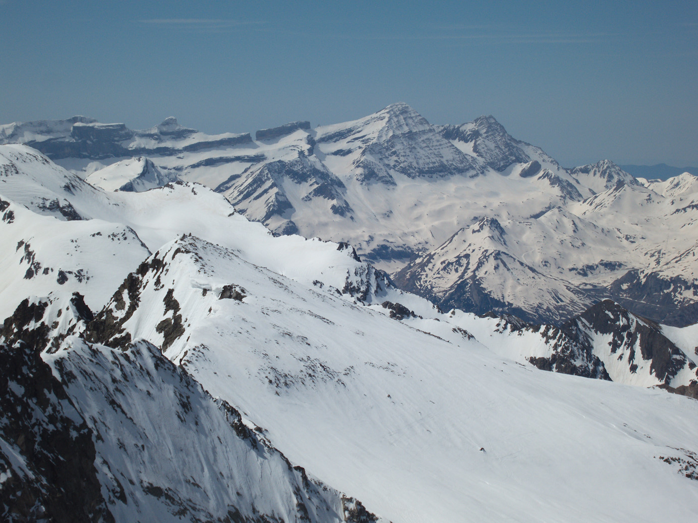 Taillon, Brèche de Roland, Turon de Néouvielle depuis pic de Néouvielle