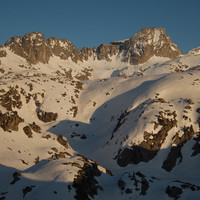 Pic de Néouvielle depuis refuge de la Glère