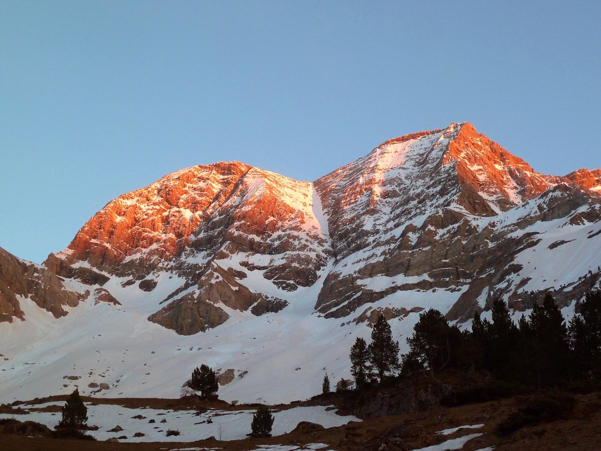 Coucher de soleil sur les Astazous