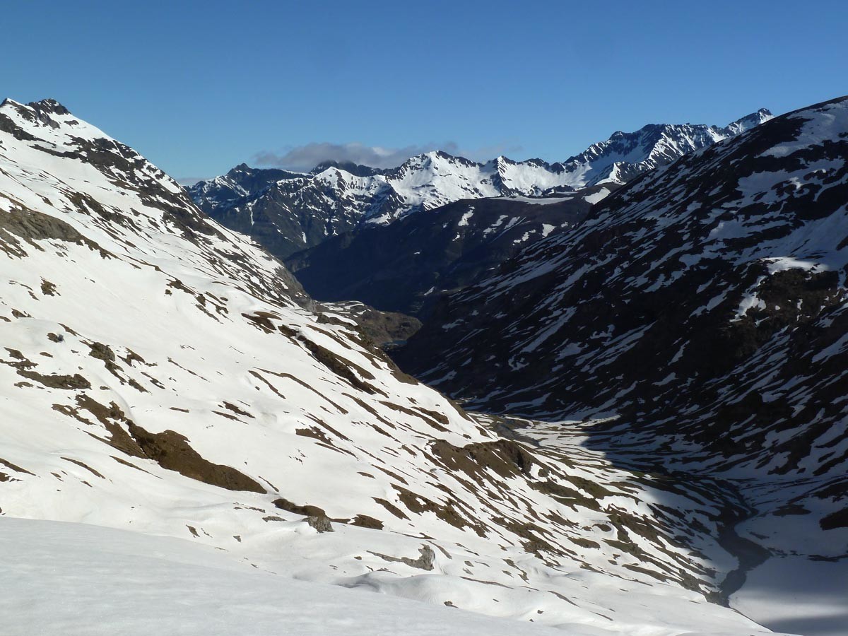 Vallée d'Estaubé et barrage des Gloriettes