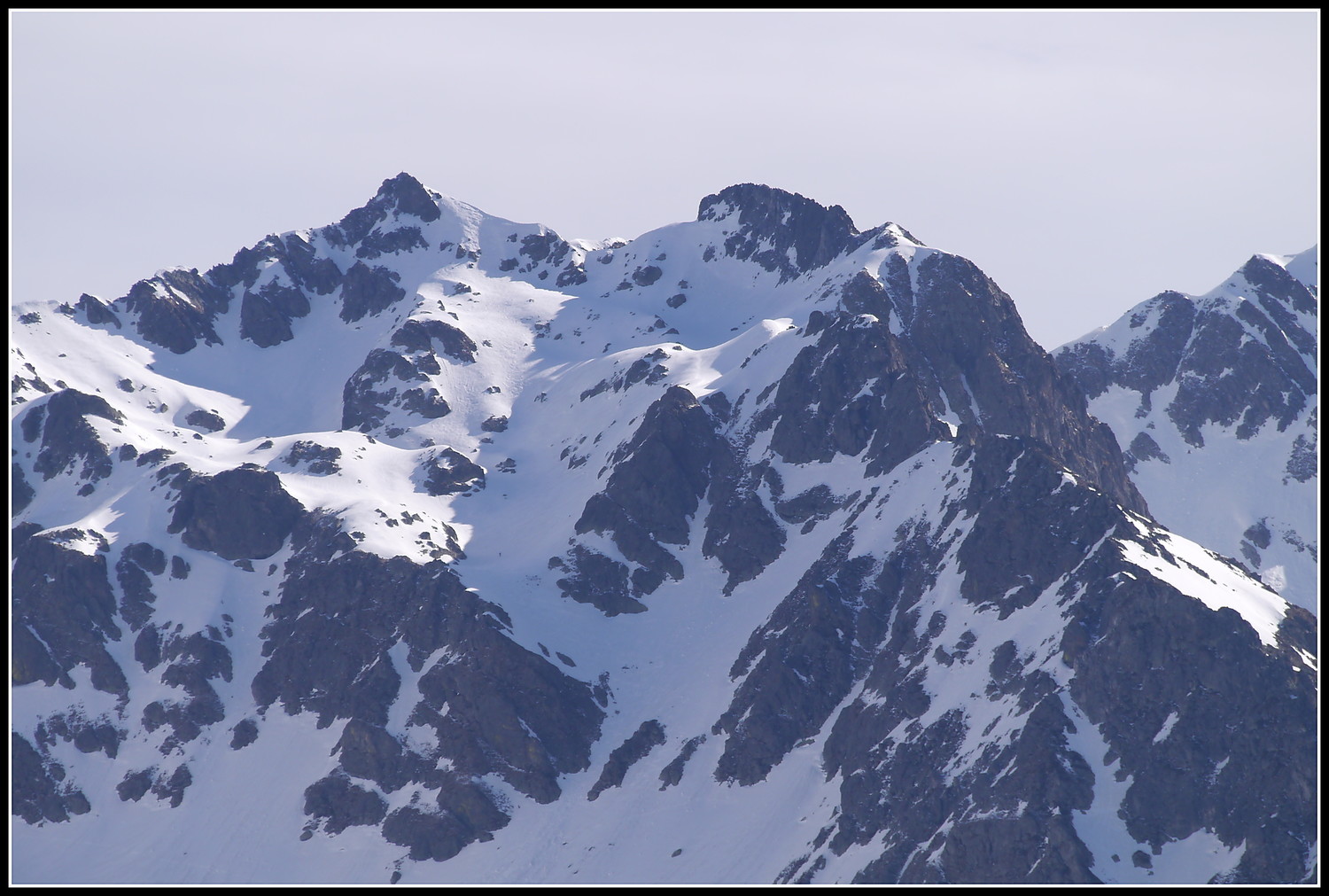 Versant SW de la dent du Pra