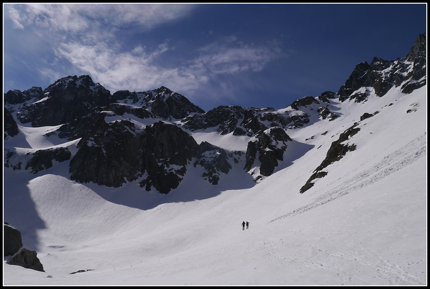 Vers le lac bleu