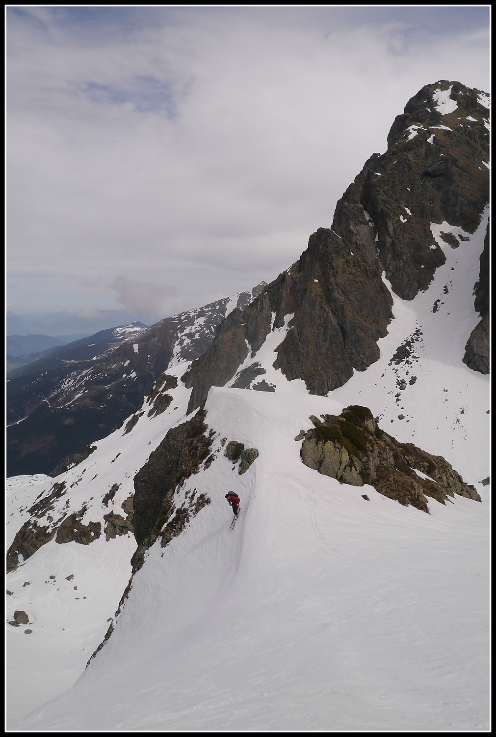 Sous le col de la Mine de fer, versant N