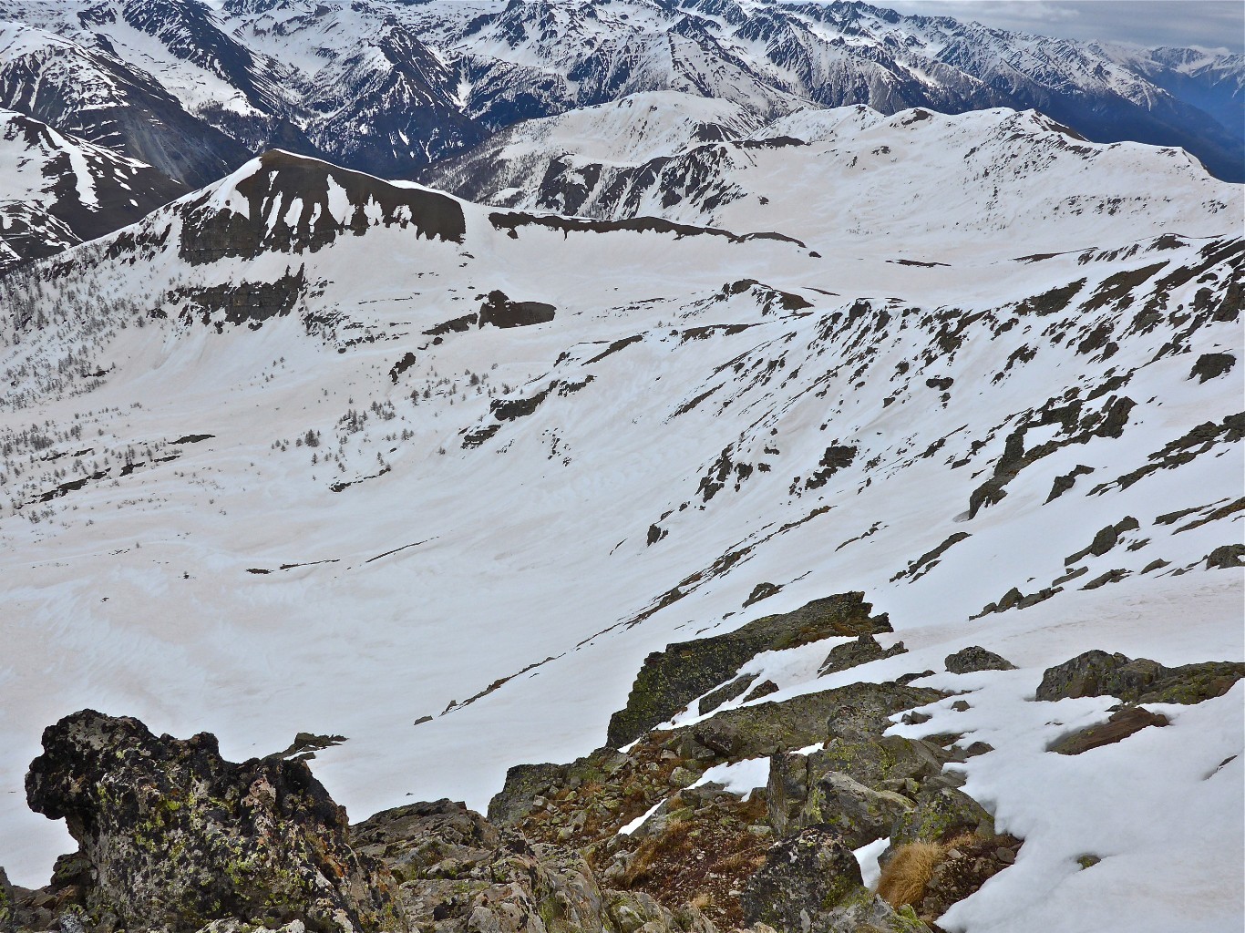 Ma descente sur L'Alpe.