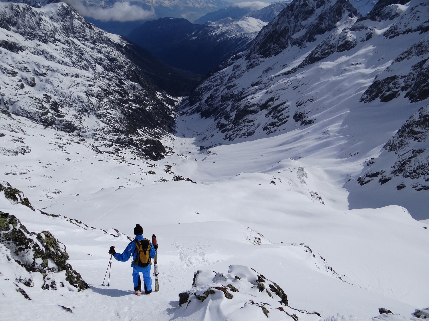 Le vallon de Bérard à nos pieds